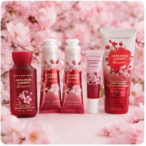 BATH & BODY WORKS Japanese Cherry Blossom Collection 5 Piece Set